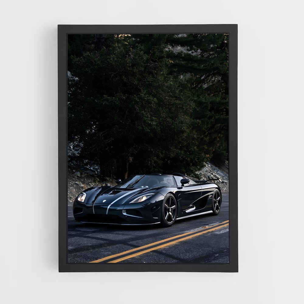 Poster puissance roues dynamise – affiche Koenigsegg (vue 2)